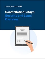 Constellation1 eSign Security and Legal Overview