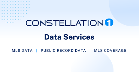 Graphic showing the power of Constellation1 in the MLS Data space