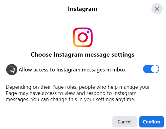 Select message settings
