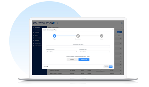 A screenshot of Constellation1 Commissions’ sleek user interface and robust commission management features