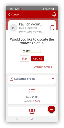 CRM Interface